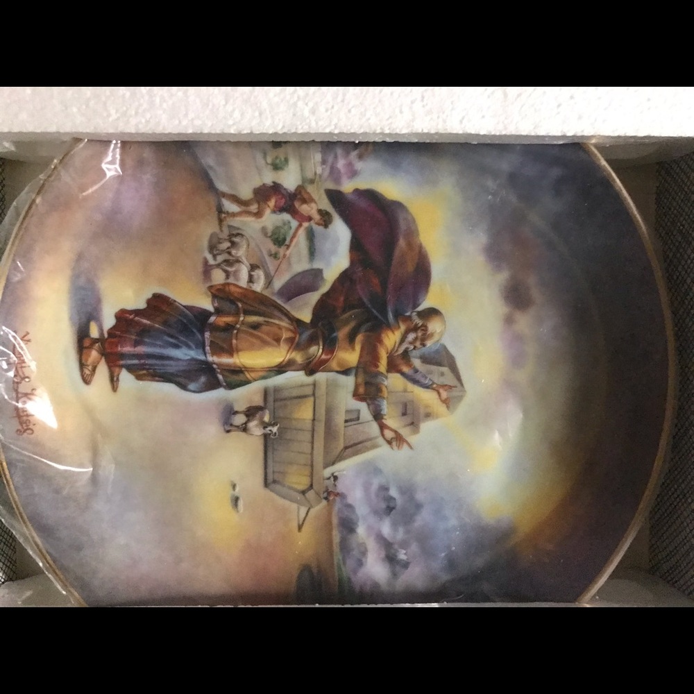 Collectible plate Noah & the arc Yiannis koutsis
